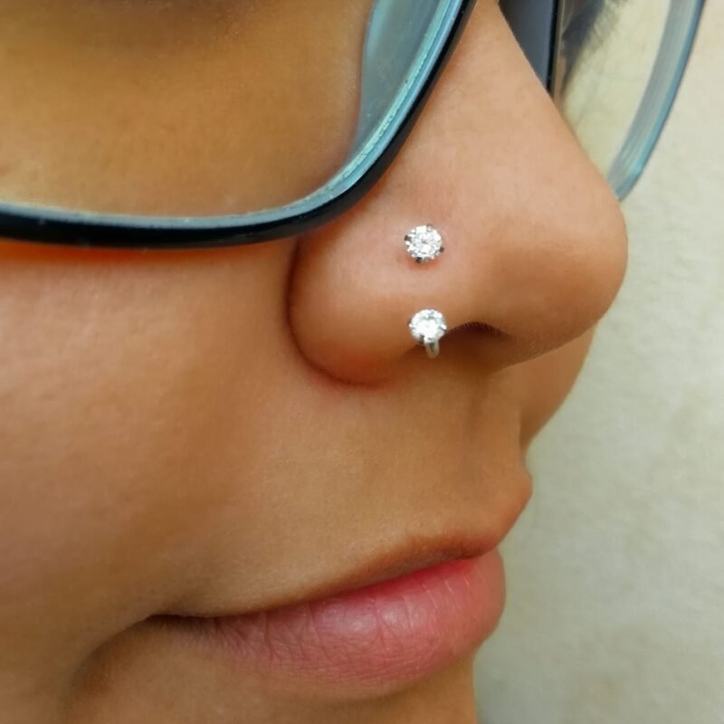 Piercing Bull Doble Strass