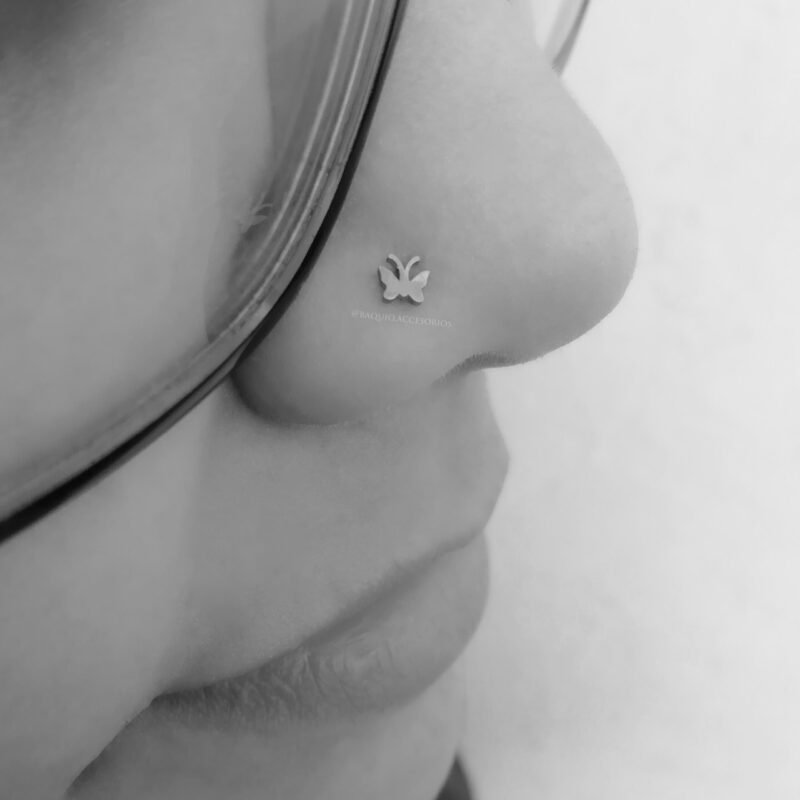 Piercing Mariposa Nariz