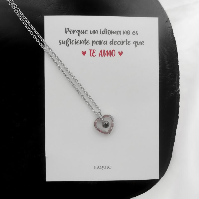 COLLAR TE AMO EN 100 IDIOMAS