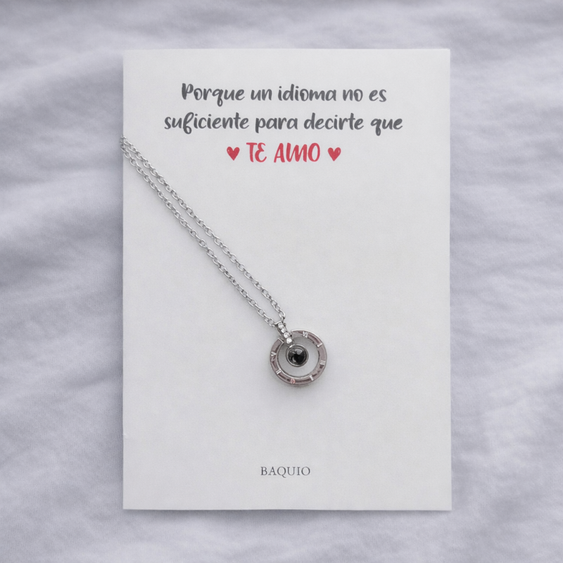 Collar Te Amo en 100 Idiomas