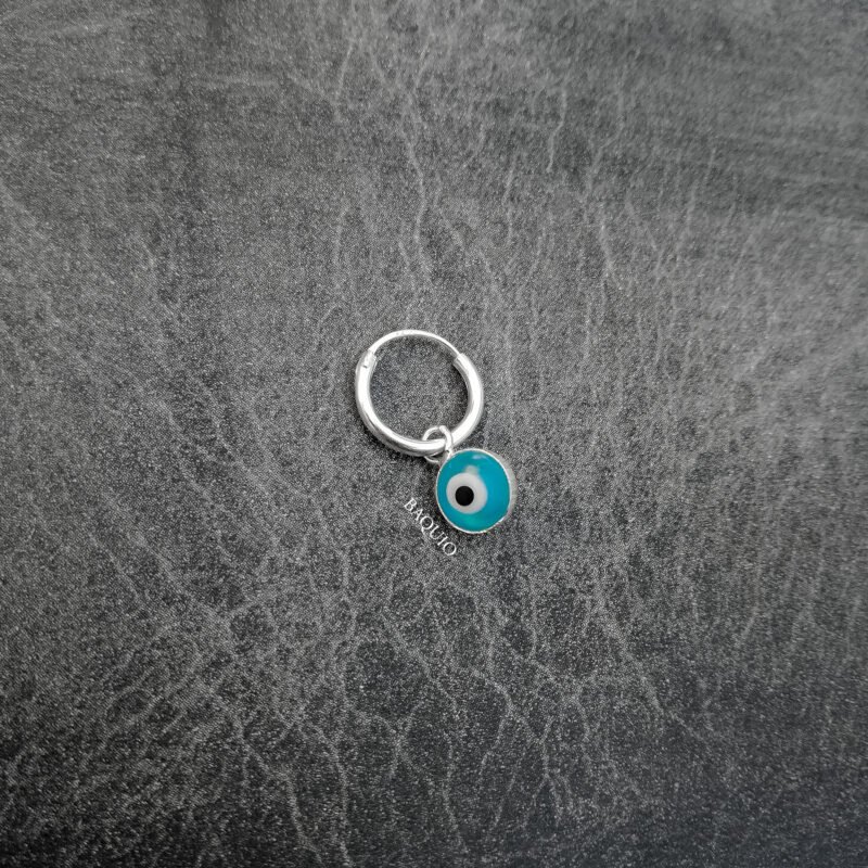 ARGOLLAS DE OJO TURCO CELESTE