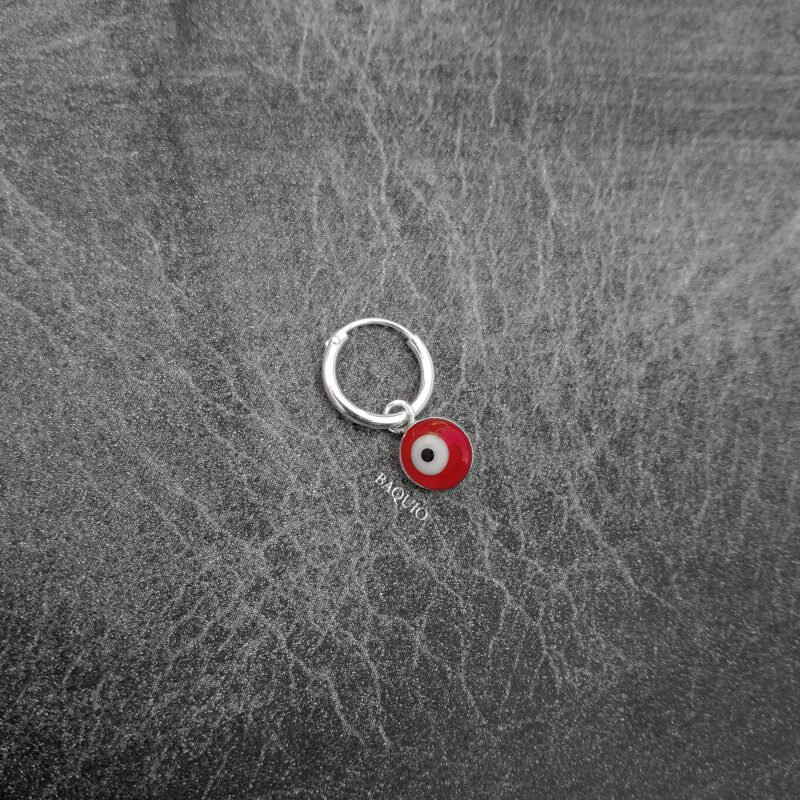 ARGOLLAS DE OJO TURCO ROJO
