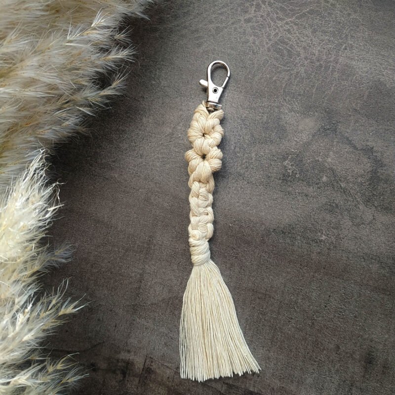 Llavero Macrame Flor