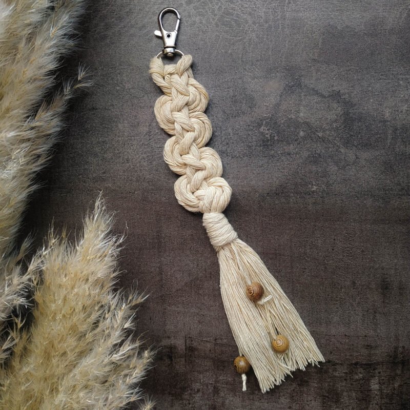 Llavero Macrame Olas