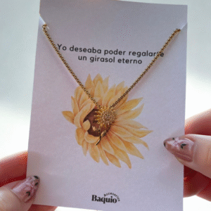 Collar Girasol Giratorio